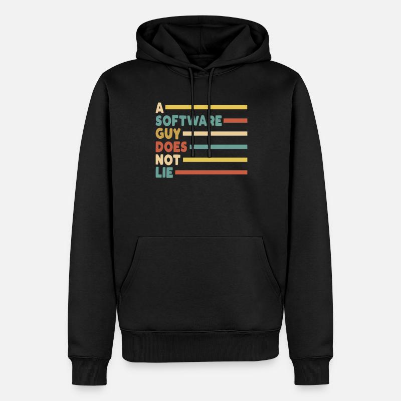 Programmer Coder Software Developer - Men’s Premium Organic Hoodie - black