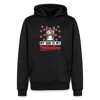 Valentinstag Valentines Day - Männer Premium Bio Hoodie - Schwarz - Vorne - Nico (187cm)