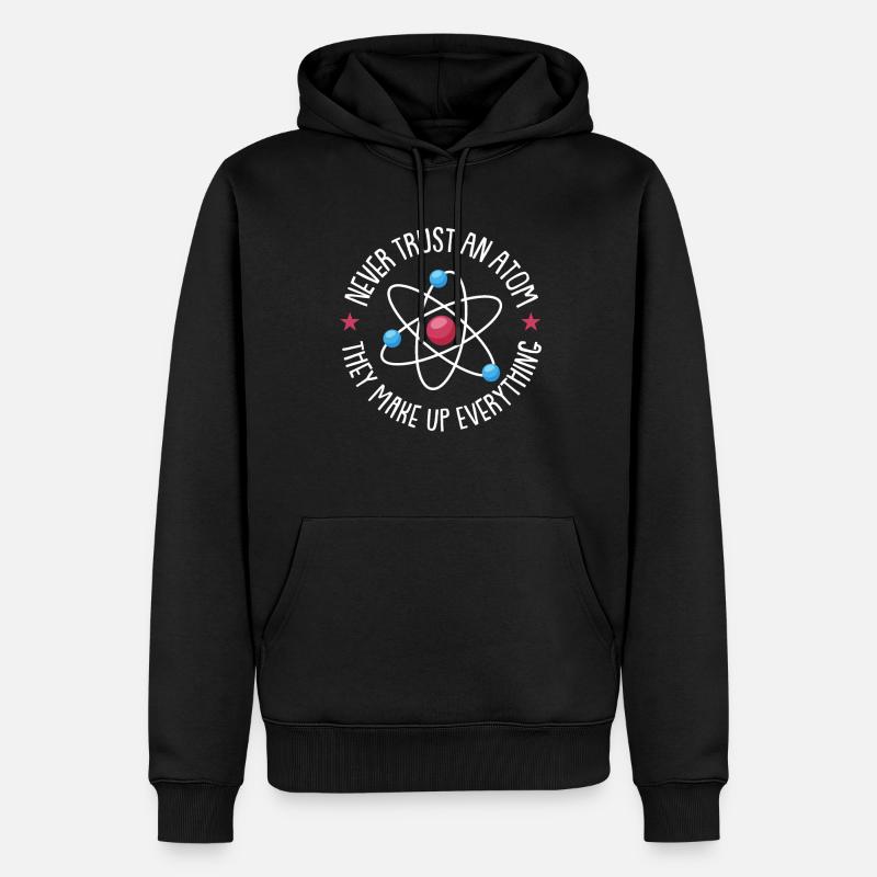 Physik Physiker - Männer Premium Bio Hoodie - Schwarz