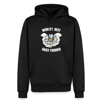 Hobby Jardinier Jardinier Jardinier Daisy - Sweat à capuche Premium bio Homme - noir - Devant - Nico (187cm)
