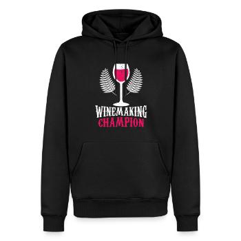 Schnaps brennen Schnapsbrenner Selbstgebrannter - Männer Premium Bio Hoodie - Schwarz - Vorne - Nico (187cm)