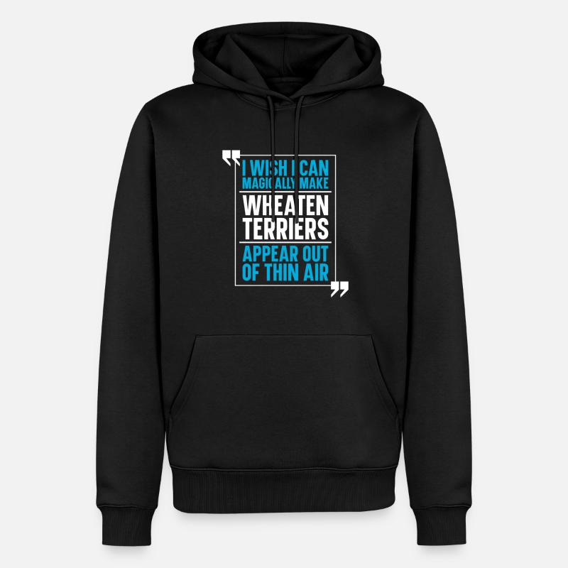 Chien Wheaten Terrier - Sweat à capuche Premium bio Homme - noir