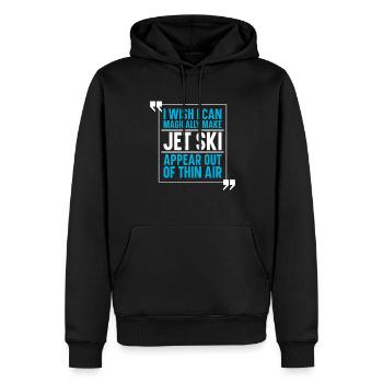 Jetski Jet Ski Motorschlitten - Männer Premium Bio Hoodie - Schwarz - Vorne - Nico (187cm)