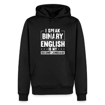 Programmer Coder Software Developer - Men’s Premium Organic Hoodie - black - Front - Nico (187cm)