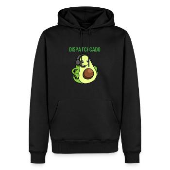 Répartiteur d’urgence 112 Ambulance Pompiers - Sweat à capuche Premium bio Homme - noir - Devant - Nico (187cm)