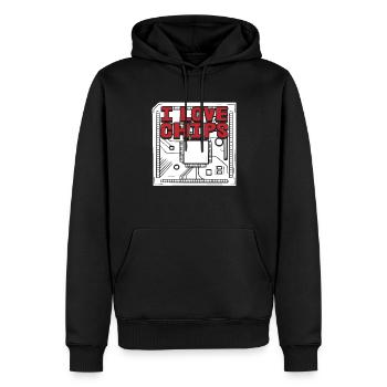Programmer Coder Software Developer - Men’s Premium Organic Hoodie - black - Front - Nico (187cm)