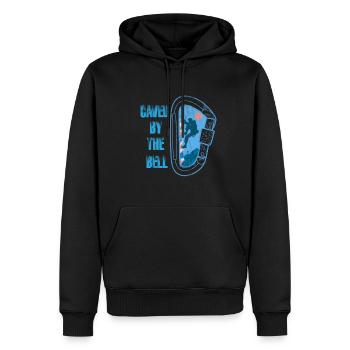 Escalade Alpinisme Grimpeurs - Sweat à capuche Premium bio Homme - noir - Devant - Nico (187cm)