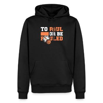 Basketball Basketballer - Männer Premium Bio Hoodie - Schwarz - Vorne - Nico (187cm)
