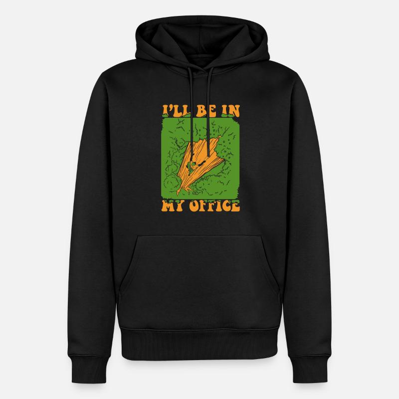 Baumklettern Baumpfleger Arborist Baumkletterer - Männer Premium Bio Hoodie - Schwarz