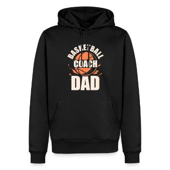 Basketballtrainer Basketball Trainer Coach - Männer Premium Bio Hoodie - Schwarz - Vorne - Nico (187cm)