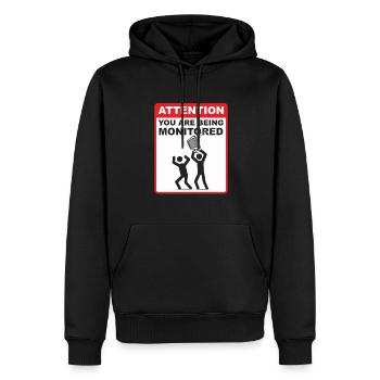 Programmer Coder Software Developer - Men’s Premium Organic Hoodie - black - Front - Nico (187cm)