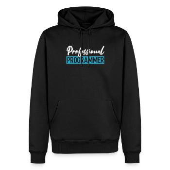 Programmierer Coder Software Entwickler - Männer Premium Bio Hoodie - Schwarz - Vorne - Nico (187cm)
