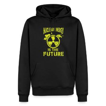 Atomkraftwerk AKW Atomkraft Nuclear Klimawandel - Männer Premium Bio Hoodie - Schwarz - Vorne - Nico (187cm)
