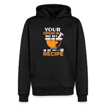 Koch kochen Sternekoch Köchin Gastro Restaurant - Männer Premium Bio Hoodie - Schwarz - Vorne - Nico (187cm)