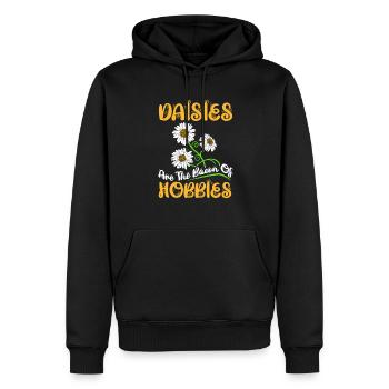 Hobby Jardinier Jardinier Jardinier Daisy - Sweat à capuche Premium bio Homme - noir - Devant - Nico (187cm)
