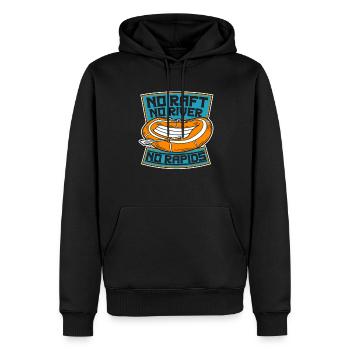 Rafting Wildwasser Kanu Kajak - Männer Premium Bio Hoodie - Schwarz - Vorne - Nico (187cm)