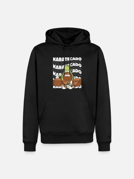 Karate - Männer Premium Bio Hoodie - Schwarz