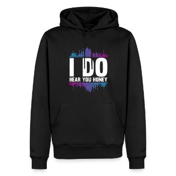 Tontechniker Sound Audio Engineer - Männer Premium Bio Hoodie - Schwarz - Vorne - Nico (187cm)