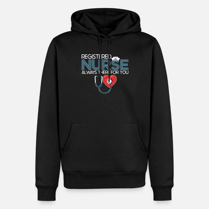 Krankenschwester - Männer Premium Bio Hoodie - Schwarz