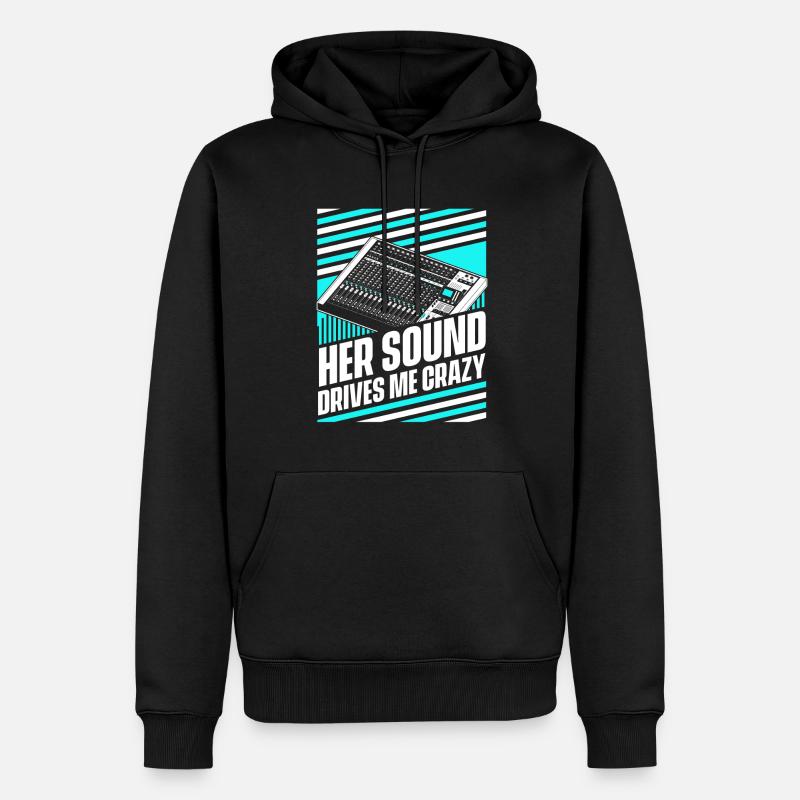 Tontechniker Sound Audio Engineer - Männer Premium Bio Hoodie - Schwarz