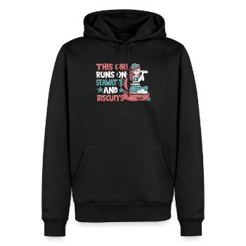 Voiliers Marins - Sweat à capuche Premium bio Homme - noir - Devant - Nico (187cm)