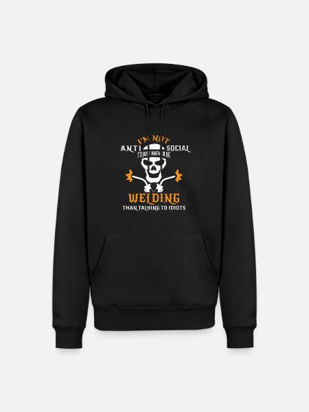 Welders weld metal locksmiths - Men’s Premium Organic Hoodie - black