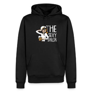 Seglen Segelboot Segler - Männer Premium Bio Hoodie - Schwarz - Vorne - Nico (187cm)