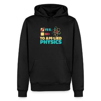 Physik Physiker - Männer Premium Bio Hoodie - Schwarz - Vorne - Nico (187cm)