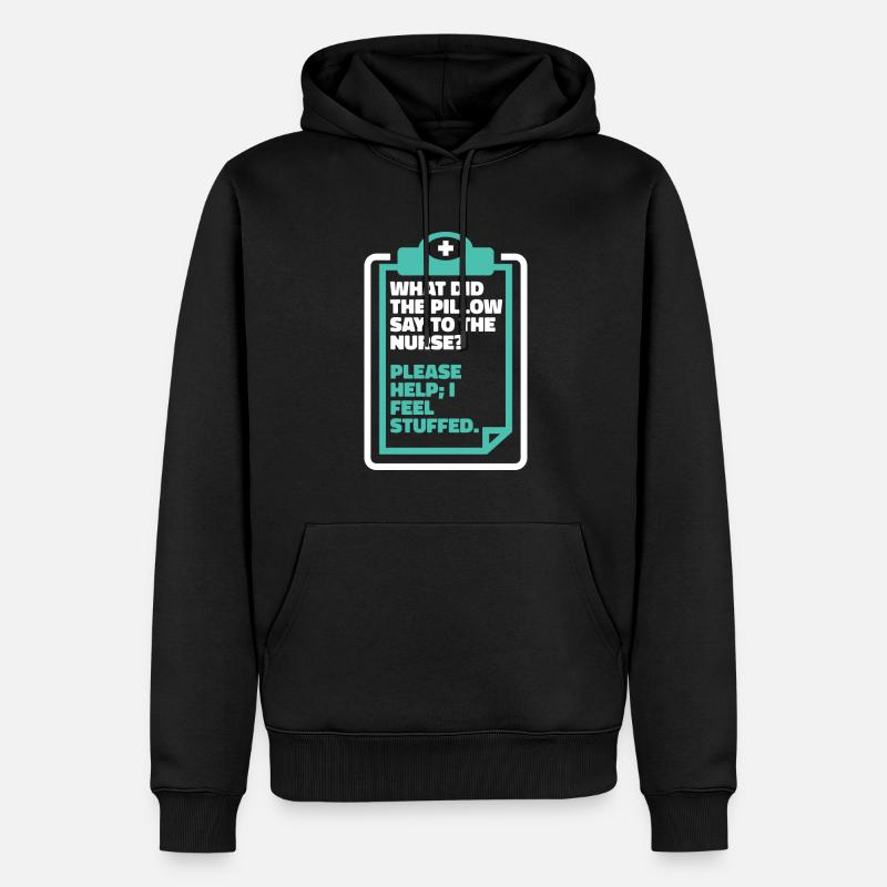 Krankenschwester - Männer Premium Bio Hoodie - Schwarz
