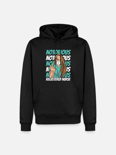 Krankenschwester - Männer Premium Bio Hoodie - Schwarz
