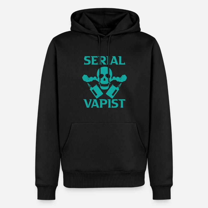 Cigarette électrique E-Cigarette E-Shisha Vape - Sweat à capuche Premium bio Homme - noir