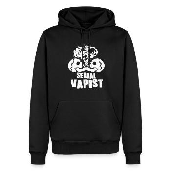 Elektro Zigarette E-Zigarette E-Shisha Vape - Männer Premium Bio Hoodie - Schwarz - Vorne - Nico (187cm)
