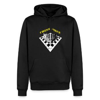 Joueur d’échecs Tournoi d’échecs d’échiquier - Sweat à capuche Premium bio Homme - noir - Devant - Nico (187cm)