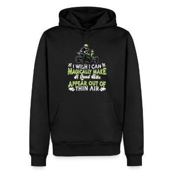 Quad Atv Motorsport - Sweat à capuche Premium bio Homme - noir - Devant - Nico (187cm)