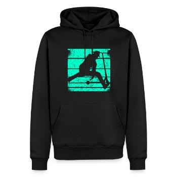 Stunt Scooter pour enfants Stunt Scooter Scooter - Sweat à capuche Premium bio Homme - noir - Devant - Nico (187cm)