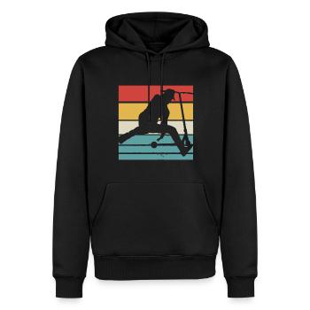 Stuntscooter Enfants Stunt Scooter Kick Scooter Fun - Sweat à capuche Premium bio Homme - noir - Devant - Nico (187cm)