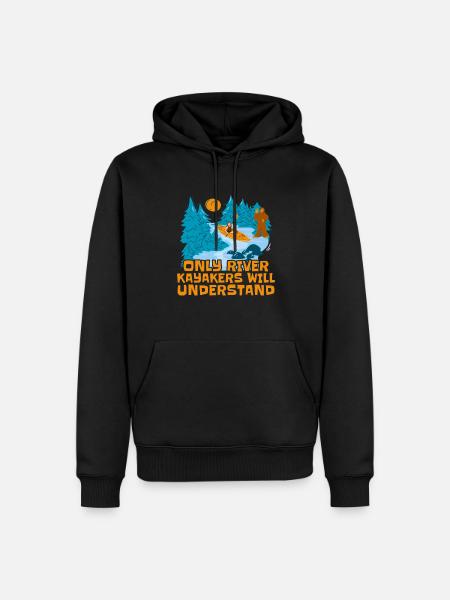 Kayak river kayak - Men’s Premium Organic Hoodie - black