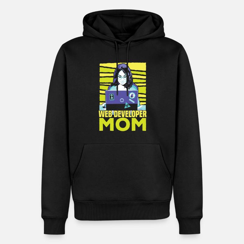 Web Entwickler Webdeveloper Web-Entwickler - Männer Premium Bio Hoodie - Schwarz