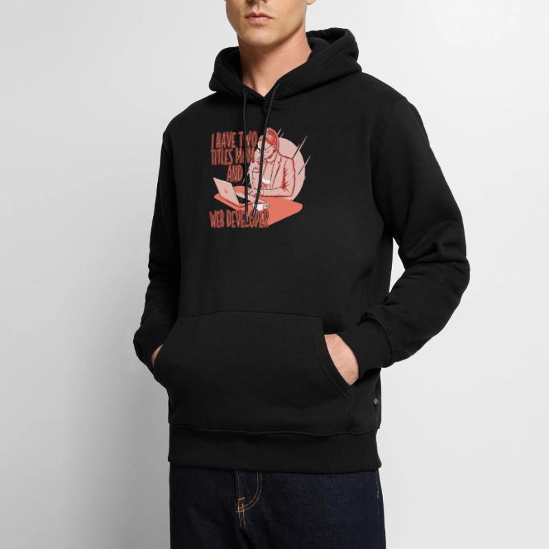 Web Developer Web Developer Web Developer Men’s Premium Organic Hoodie