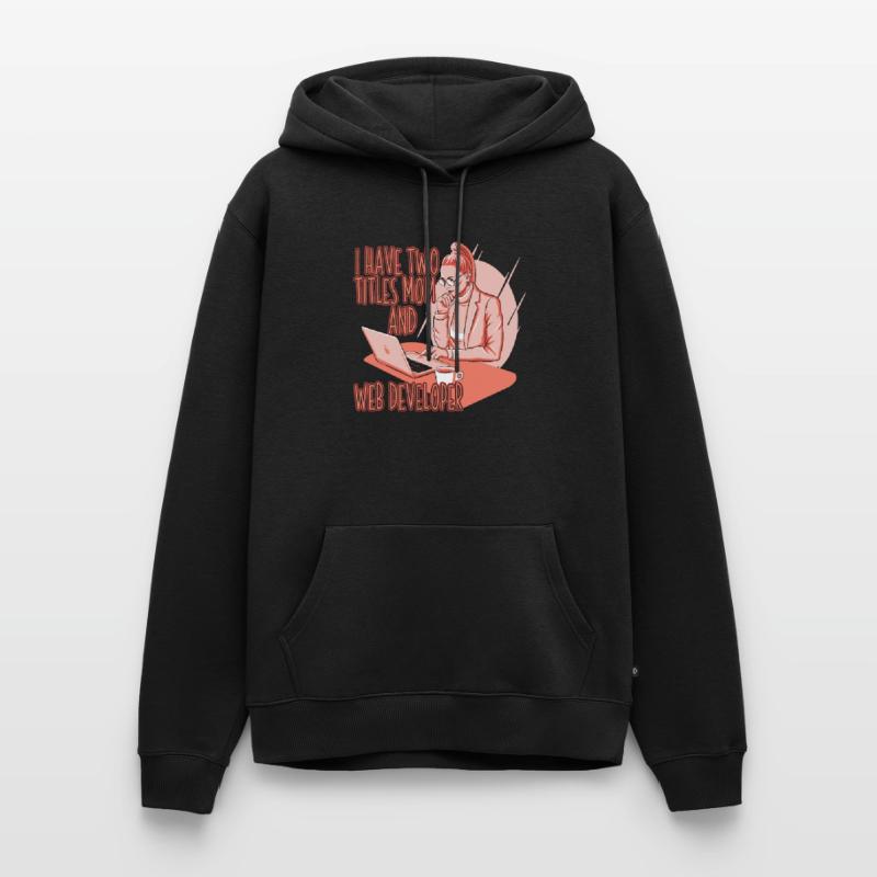 Web Developer Web Developer Web Developer Men’s Premium Organic Hoodie