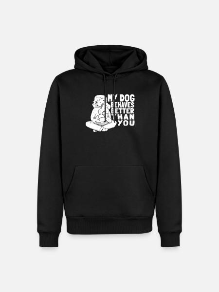 Dog Trainer Dog Trainer - Men’s Premium Organic Hoodie - black