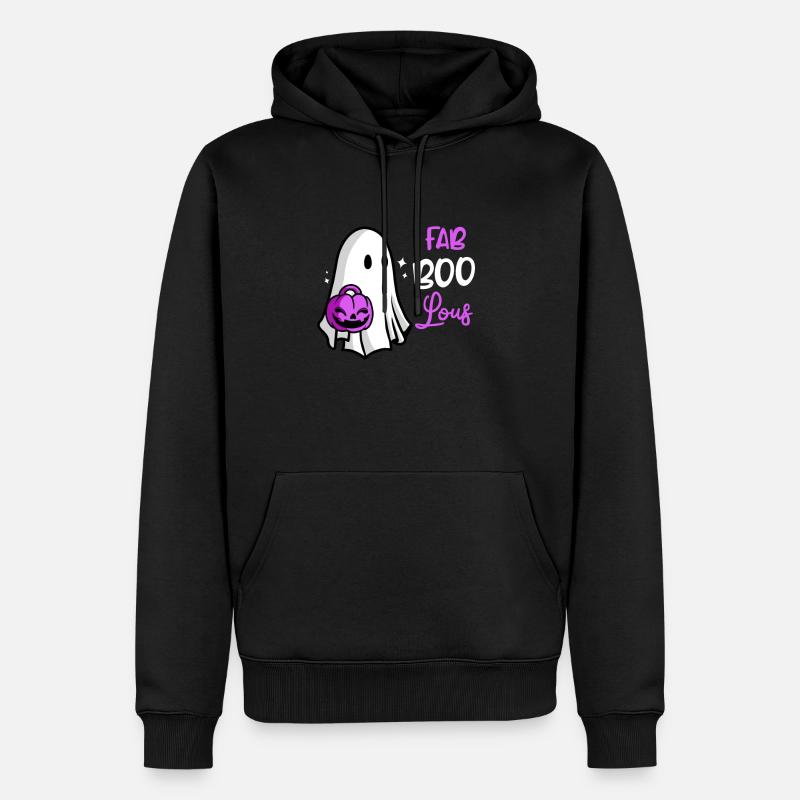 Halloween - Sweat à capuche Premium bio Homme - noir