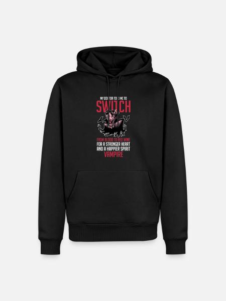 Halloween - Sweat à capuche Premium bio Homme - noir