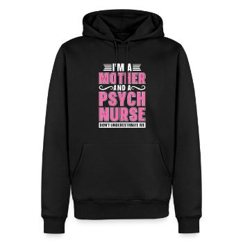 Krankenschwester Mutter - Männer Premium Bio Hoodie - Schwarz - Vorne - Nico (187cm)