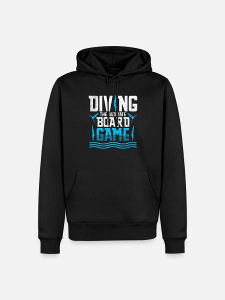 Diving Divers - Men’s Premium Organic Hoodie - black