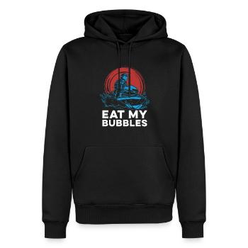 Jet Ski Iss Meine Blasen - Männer Premium Bio Hoodie - Schwarz - Vorne - Nico (187cm)