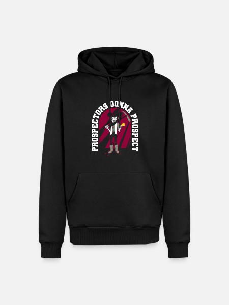 Prospectors Digging Treasure - Men’s Premium Organic Hoodie - black