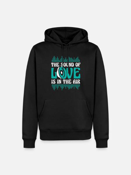 Sound Engineer Sound Engineer Husband - Men’s Premium Organic Hoodie - black