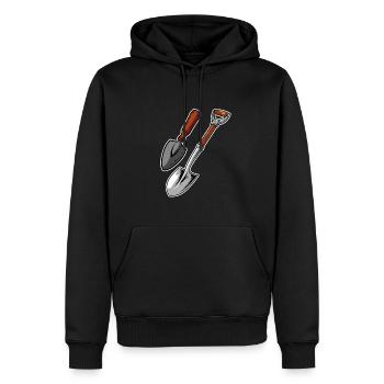 Hobbygärtner Garten - Männer Premium Bio Hoodie - Schwarz - Vorne - Nico (187cm)