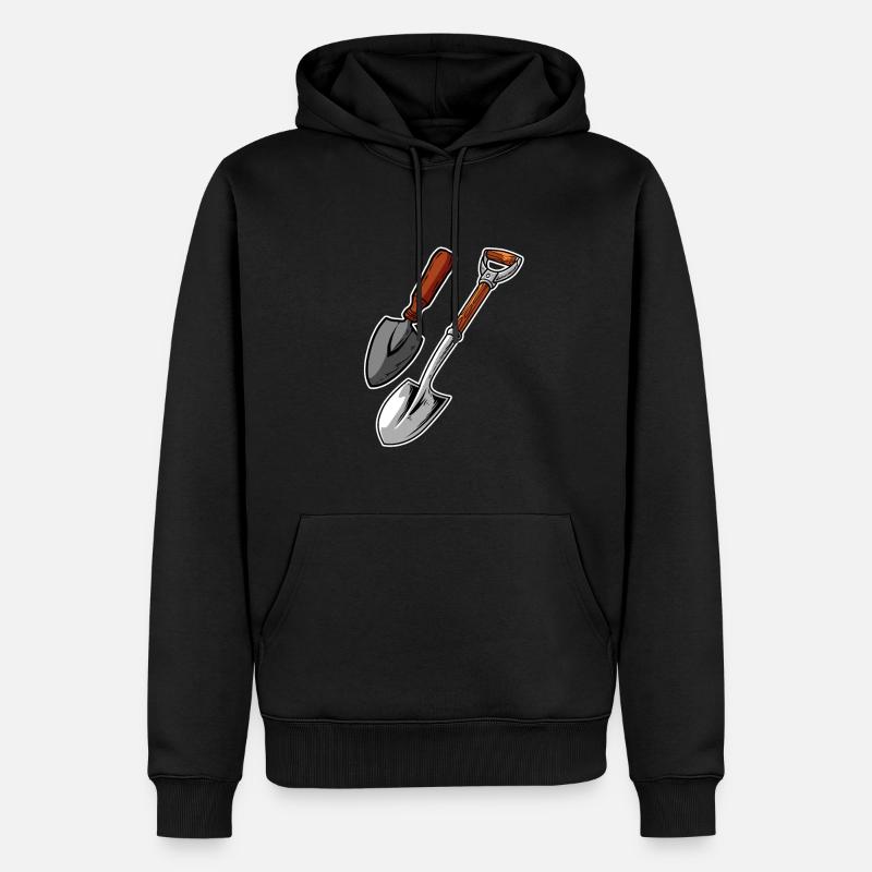 Hobbygärtner Garten - Männer Premium Bio Hoodie - Schwarz